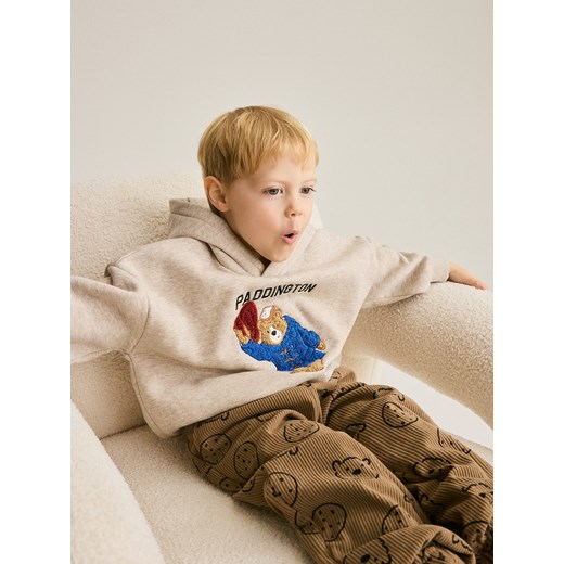 Reserved - Bluza Paddington - beżowy - id: 029FK-08M - marki Reserved - 187222692 Reserved - Bluza Paddington - beżowy ze sklepu Reserved w kategorii Bluzy chłopięce - zdjęcie 187222692