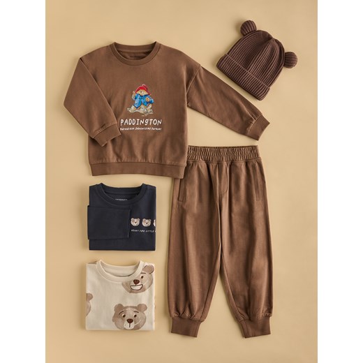 Reserved - Bawełniany komplet Paddington - brązowy ze sklepu Reserved w kategorii Komplety chłopięce - zdjęcie 187222761