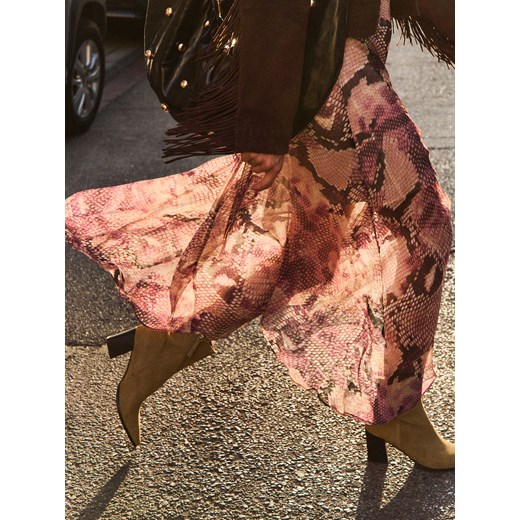 Reserved - Skórzane botki - brązowy Reserved 40 Reserved okazja