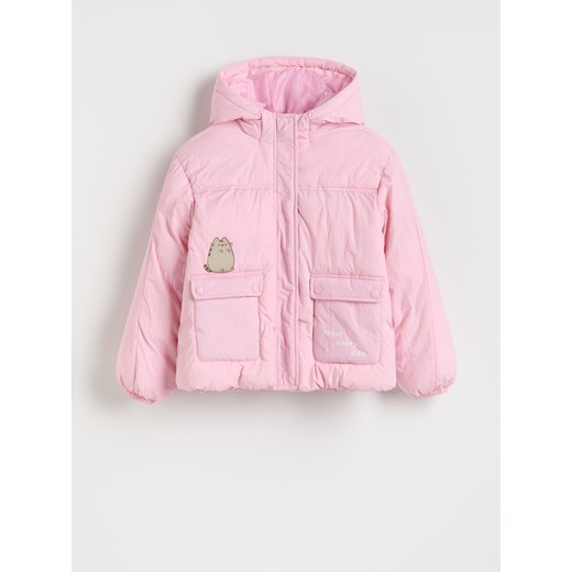 Reserved - Kurtka Pusheen - różowy Reserved 134/140 (8-9 lat) promocyjna cena Reserved