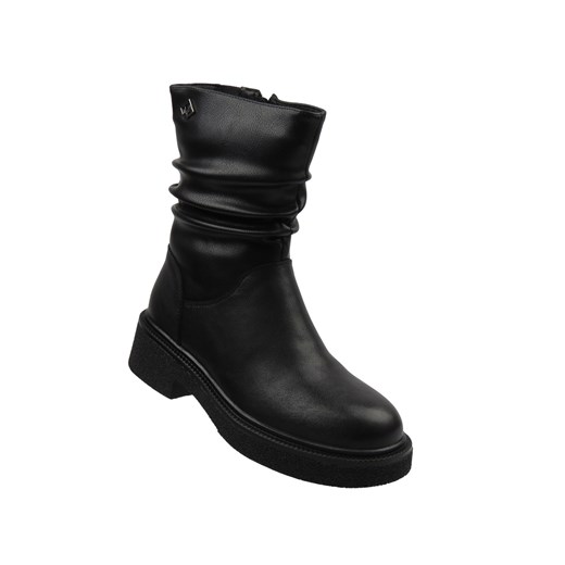 Stylowe, ocieplane trzewiki damskie Cambell 25-60316, czarne ze sklepu ulubioneobuwie w kategorii Botki - zdjęcie 187224002