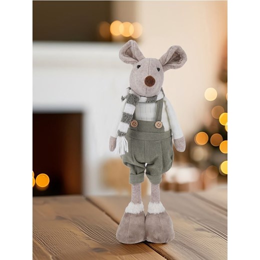 Sinsay - Świąteczna dekoracja stojąca w kształcie myszy - szary ze sklepu Sinsay w kategorii Dekoracje bożonarodzeniowe - zdjęcie 187225553