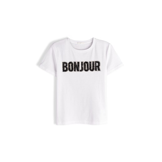 GATE Koszulka z aplikacją 34 ze sklepu gateshop w kategorii Bluzki damskie - zdjęcie 187226083