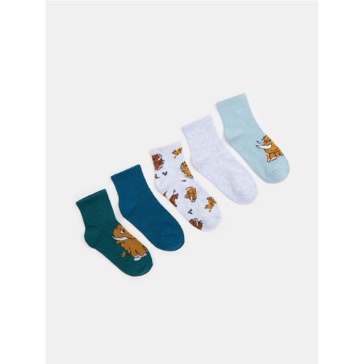 Sinsay - Skarpetki ze wzorkiem 5 pack - wielobarwny - id: 236GS-MLC - marki Sinsay - 187226403 Sinsay - Skarpetki ze wzorkiem 5 pack - wielobarwny ze sklepu Sinsay w kategorii Skarpetki dziecięce - zdjęcie 187226403