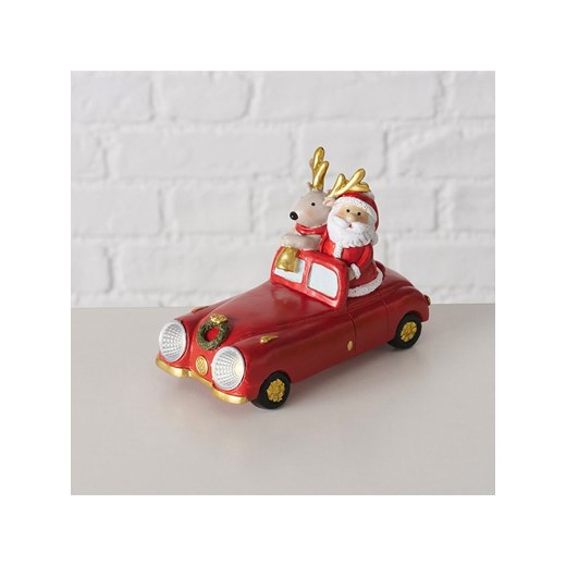 Boltze Figurka dekoracyjna LED "Martiny" w kolorze czerwonym - wys. 9,5 cm - id: 17801762 - marki Boltze - 187226610 Boltze Figurka dekoracyjna LED "Martiny" w kolorze czerwonym - wys. 9,5 cm ze sklepu Limango Polska w kategorii Dekoracje - zdjęcie 187226610