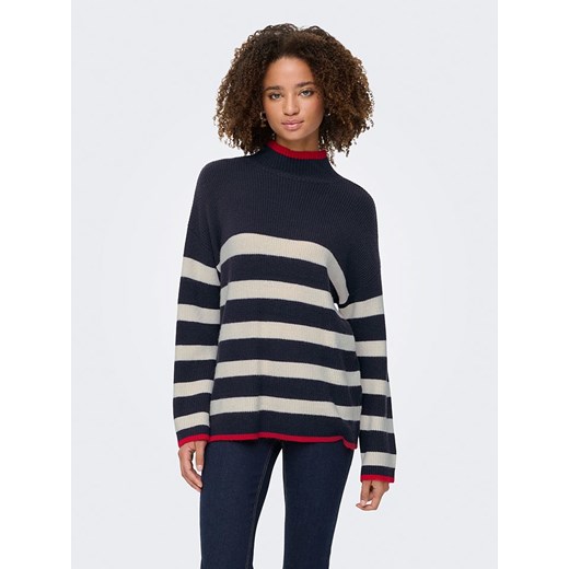 ONLY Sweter w kolorze granatowo-biało-czerwonym S promocja Limango Polska