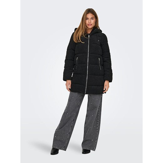 ONLY Płaszcz pikowany w kolorze czarnym ze sklepu Limango Polska w kategorii Kurtki damskie - zdjęcie 187226851
