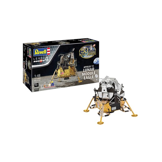 Revell Model "Apollo 11 Lunar Modul Eagle" - 12+ - id: 17859841 - marki Revell - 187226984 Revell Model "Apollo 11 Lunar Modul Eagle" - 12+ ze sklepu Limango Polska w kategorii Zabawki - zdjęcie 187226984