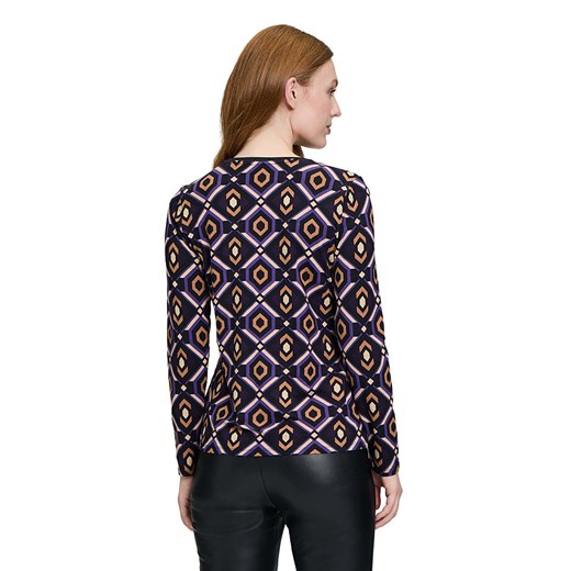 Betty Barclay Koszulka w kolorze czarno-fioletowo-brązowym 44 wyprzedaż Limango Polska