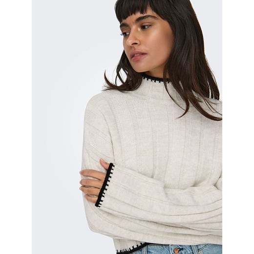 ONLY Sweter w kolorze kremowym XL wyprzedaż Limango Polska