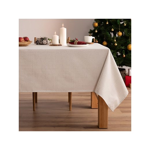 Mint Rugs Obrus "Christmas" w kolorze srebrno-kremowym - id: 17757210 - marki Mint Rugs - 187229972 Mint Rugs Obrus "Christmas" w kolorze srebrno-kremowym ze sklepu Limango Polska w kategorii Obrusy i bieżniki - zdjęcie 187229972