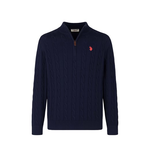 U.S. Polo Assn. Sweter w kolorze granatowym ze sklepu Limango Polska w kategorii Swetry męskie - zdjęcie 187231680