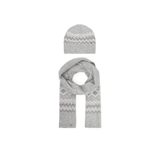 Zestaw Szalik i Czapka Guess W5PZ18 Z3LQ0 Szary ze sklepu eobuwie.pl w kategorii Czapki zimowe damskie - zdjęcie 187231723