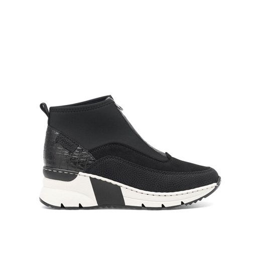 Sneakersy Rieker N6352-00 Czarny - id: 5904862903590 - marki Rieker - 187231773 Sneakersy Rieker N6352-00 Czarny ze sklepu eobuwie.pl w kategorii Botki - zdjęcie 187231773