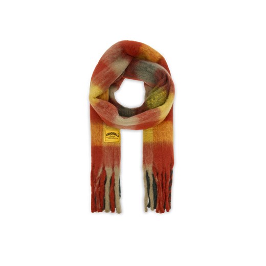 Szalik Jack & Jones 12263509 Brązowy ze sklepu eobuwie.pl w kategorii Szaliki męskie - zdjęcie 187231793