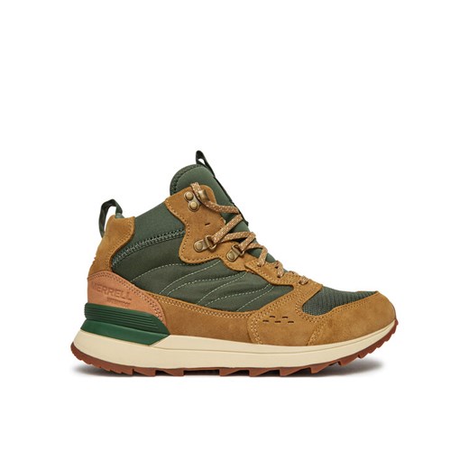 Trekkingi Merrell Alpine 83 Sneaker Recraft Mid Wp J006721 Khaki ze sklepu eobuwie.pl w kategorii Buty sportowe męskie - zdjęcie 187231831
