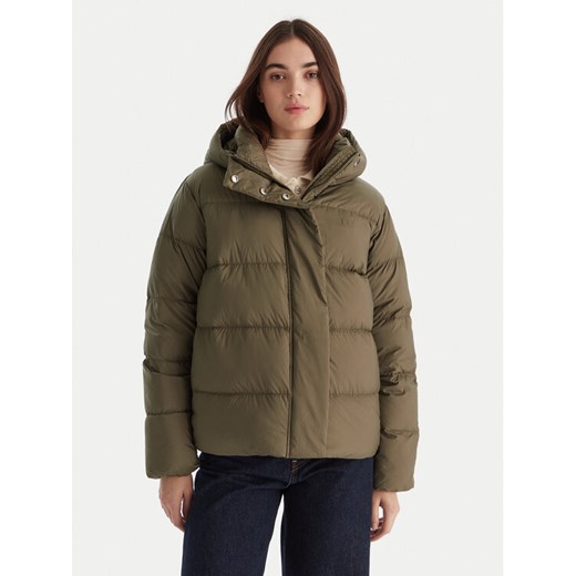 Tommy Hilfiger Kurtka puchowa WW0WW45739 Zielony Regular Fit ze sklepu MODIVO w kategorii Kurtki damskie - zdjęcie 187233091