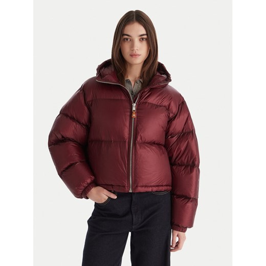 Tommy Hilfiger Kurtka puchowa WW0WW46541 Bordowy Regular Fit - id: 0000305376114 - marki Tommy Hilfiger - 187233131 Tommy Hilfiger Kurtka puchowa WW0WW46541 Bordowy Regular Fit ze sklepu MODIVO w kategorii Kurtki damskie - zdjęcie 187233131