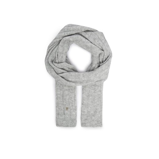 Tommy Hilfiger Szalik Timeless AW0AW16655 Szary ze sklepu MODIVO w kategorii Szaliki i chusty damskie - zdjęcie 187233162