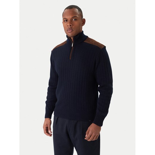 Paul&Shark Sweter 15311113 Granatowy Regular Fit - id: 0000305578129 - marki Paul & Shark - 187233281 Paul&Shark Sweter 15311113 Granatowy Regular Fit ze sklepu MODIVO w kategorii Swetry męskie - zdjęcie 187233281