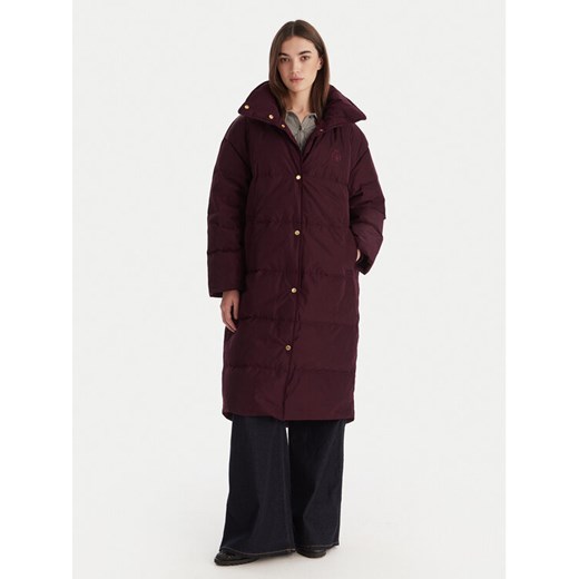 Tommy Hilfiger Płaszcz zimowy WW0WW47279 Bordowy Relaxed Fit - id: 0000305375896 - marki Tommy Hilfiger - 187233282 Tommy Hilfiger Płaszcz zimowy WW0WW47279 Bordowy Relaxed Fit ze sklepu MODIVO w kategorii Kurtki damskie - zdjęcie 187233282
