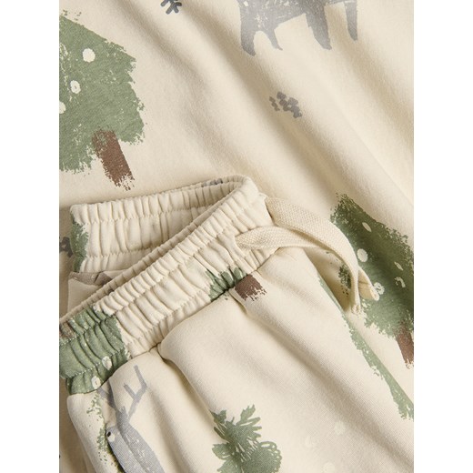 Reserved - Dzianinowy komplet - kremowy Reserved 92 (1 Reserved