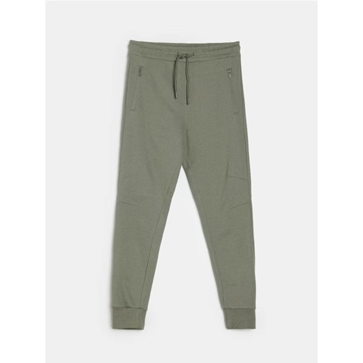 Sinsay - Spodnie dresowe jogger - zielony - id: 010EV-97X - marki Sinsay - 187236174 Sinsay - Spodnie dresowe jogger - zielony ze sklepu Sinsay w kategorii Spodnie męskie - zdjęcie 187236174