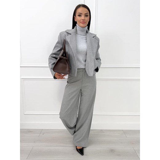 Szary Klasyczny Golf Modnakiecka.pl S/M ModnaKiecka.pl