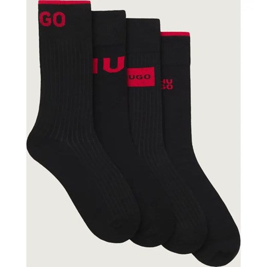 Hugo Bodywear Skarpety 4-pack RS GIFT RIB CC ze sklepu Gomez Fashion Store w kategorii Skarpetki męskie - zdjęcie 187236620