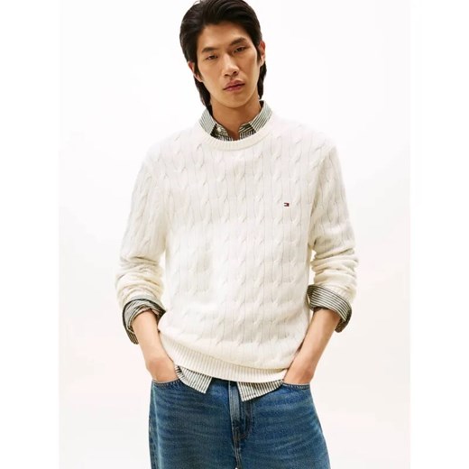 Tommy Hilfiger Wełniany sweter | Regular Fit ze sklepu Gomez Fashion Store w kategorii Swetry męskie - zdjęcie 187236624