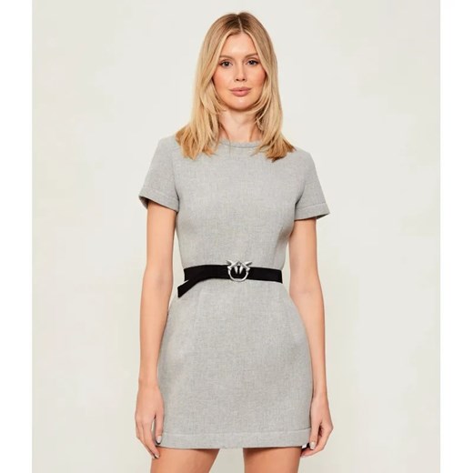 Pinko Sukienka z paskiem FIMENA | z dodatkiem wełny ze sklepu Gomez Fashion Store w kategorii Sukienki - zdjęcie 187236634