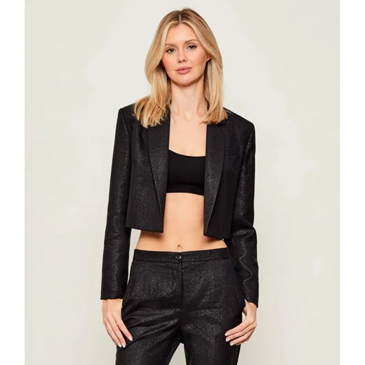 Pinko Wełniana marynarka ELIANA SPENCER | Cropped Fit ze sklepu Gomez Fashion Store w kategorii Marynarki damskie - zdjęcie 187236642