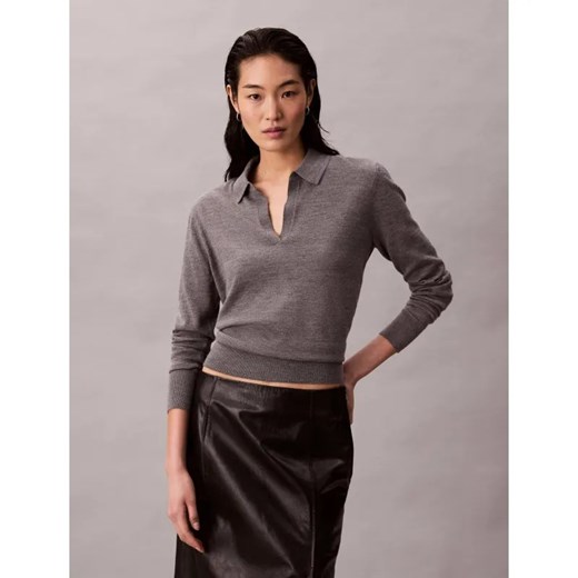 Calvin Klein Sweter | Relaxed fit | z dodatkiem wełny ze sklepu Gomez Fashion Store w kategorii Swetry damskie - zdjęcie 187236643