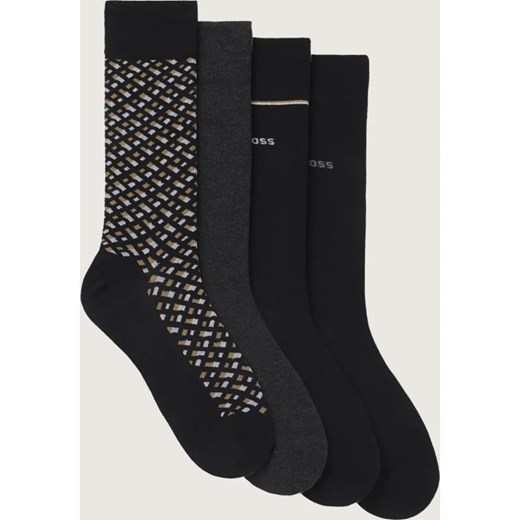 BOSS BLACK Skarpety 4-pack RS Gift Monogram ze sklepu Gomez Fashion Store w kategorii Skarpetki męskie - zdjęcie 187236650