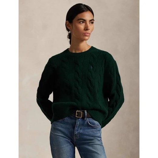 POLO RALPH LAUREN Wełniany sweter | Loose fit | z dodatkiem kaszmiru ze sklepu Gomez Fashion Store w kategorii Swetry damskie - zdjęcie 187236654