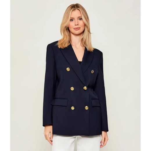 Pinko Marynarka NEW GUINEA | Relaxed fit | z dodatkiem wełny - id: PI254W000091267 - marki Pinko - 187236680 Pinko Marynarka NEW GUINEA | Relaxed fit | z dodatkiem wełny ze sklepu Gomez Fashion Store w kategorii Marynarki damskie - zdjęcie 187236680
