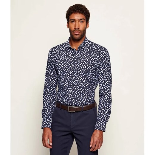 BOSS BLACK Koszula P-ROAN-kent-C1-233 | Slim Fit - id: BB255M000274404 - marki BOSS HUGO BOSS - 187236712 BOSS BLACK Koszula P-ROAN-kent-C1-233 | Slim Fit ze sklepu Gomez Fashion Store w kategorii Koszule męskie - zdjęcie 187236712
