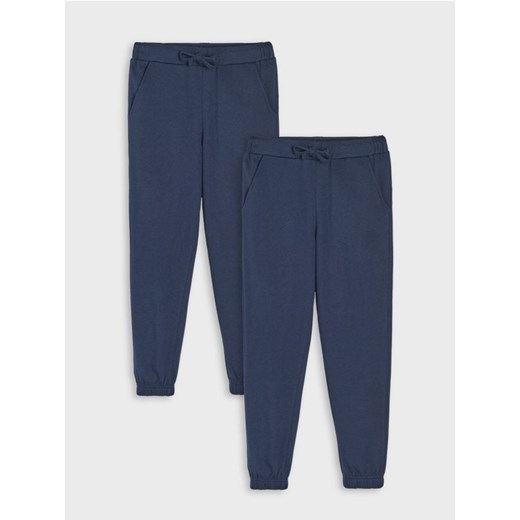 Sinsay - Spodnie jogger basic 2 pack - granatowy - id: 597DW-59X - marki Sinsay - 187238131 Sinsay - Spodnie jogger basic 2 pack - granatowy ze sklepu Sinsay w kategorii Spodnie chłopięce - zdjęcie 187238131