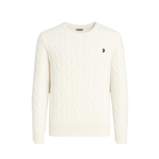 U.S. Polo Assn. Sweter w kolorze białym ze sklepu Limango Polska w kategorii Swetry męskie - zdjęcie 187238373