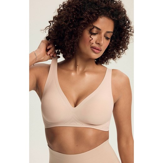 Esotiq biustonosz push-up beżowy Sleeky 43908-80X, Kolor beżowy, Rozmiar M, Esotiq ze sklepu Primodo w kategorii Biustonosze - zdjęcie 187238710