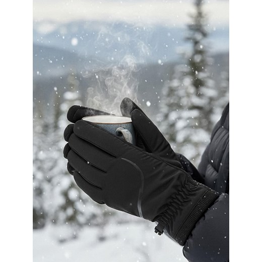 Sinsay - Rękawiczki narciarskie - czarny Sinsay S/M Sinsay