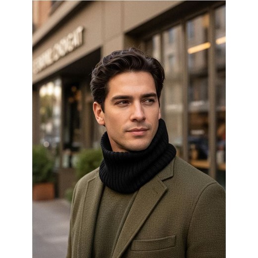 Sinsay - Szalik - czarny - id: 130GC-99X - marki Sinsay - 187239194 Sinsay - Szalik - czarny ze sklepu Sinsay w kategorii Szaliki męskie - zdjęcie 187239194