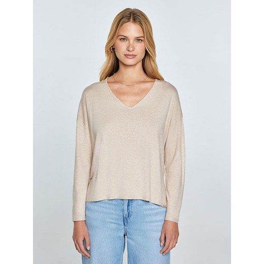 BIG STAR Sweter &quot;Fausti&quot; w kolorze beżowym M promocja Limango Polska