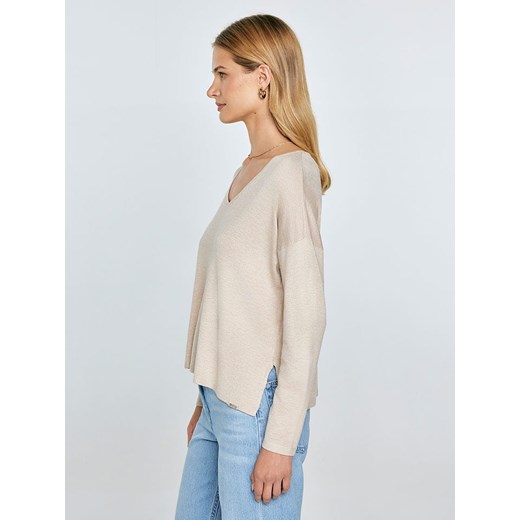 BIG STAR Sweter &quot;Fausti&quot; w kolorze beżowym M okazja Limango Polska