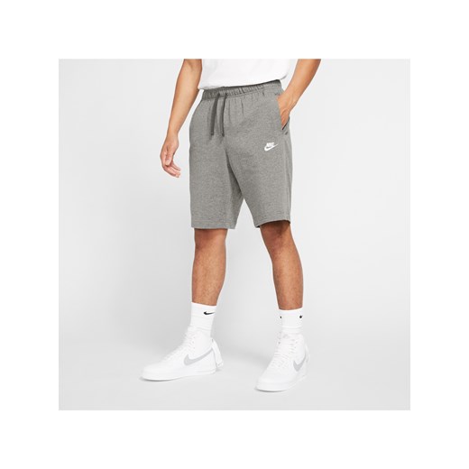 Spodenki męskie Nike Club - Szary ze sklepu Nike poland w kategorii Spodenki męskie - zdjęcie 187240103