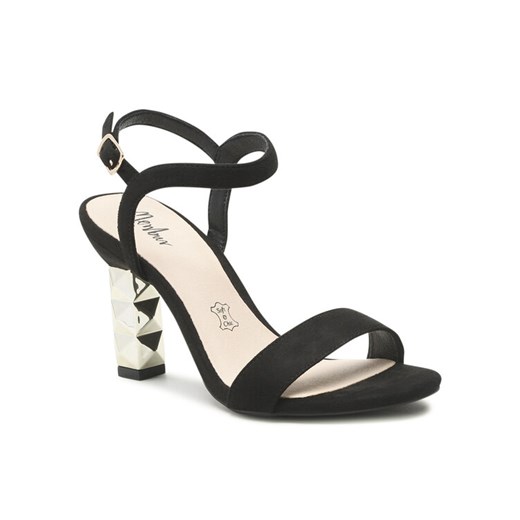 Sandały Menbur 23544 Czarny ze sklepu eobuwie.pl w kategorii Sandały damskie - zdjęcie 187240123