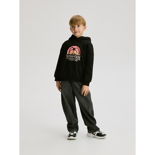 Reserved - Bluza Stranger Things - czarny ze sklepu Reserved w kategorii Bluzy chłopięce - zdjęcie 187241072