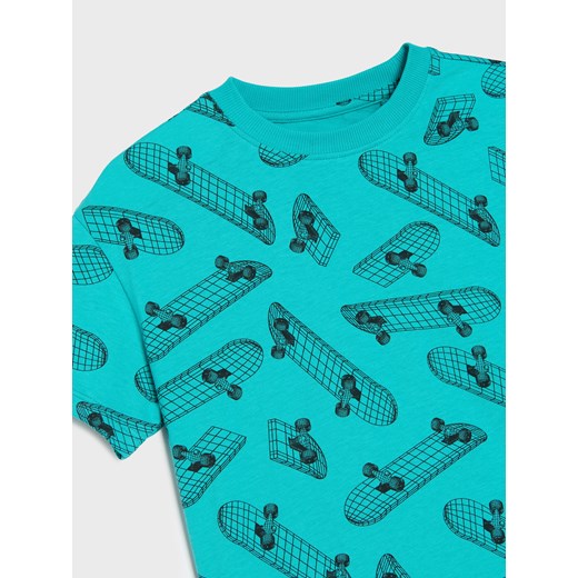 Sinsay - Koszulki z krótkim rękawem 2 pack - czarny Sinsay 134 (8-9 l) Sinsay