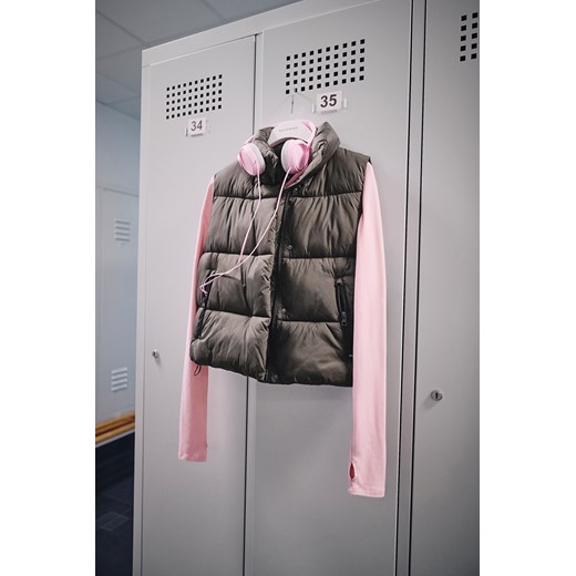 Reserved - Kamizelka ze stójką - szary ze sklepu Reserved w kategorii Kamizelki damskie - zdjęcie 187242344