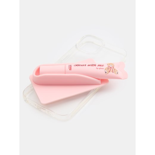 Sinsay - Błyszczyk do ust i uchwyt na błyszczyk - różowy Sinsay One Size Sinsay